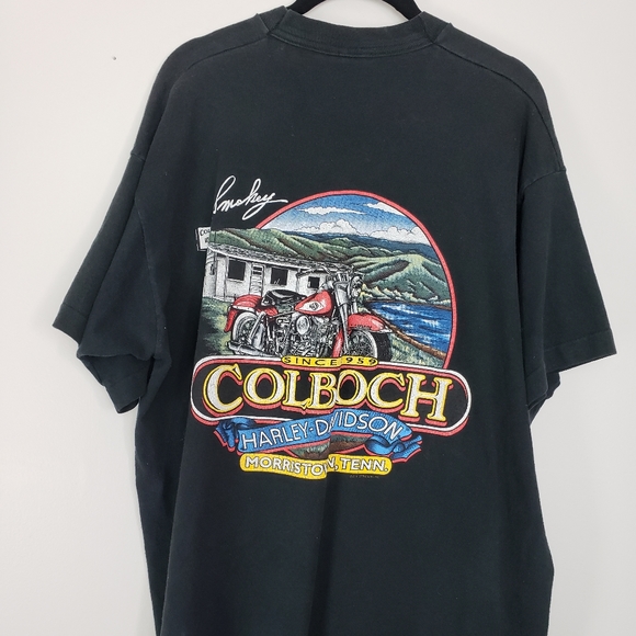 Vtg Harley Davidson single stitch graphic t-shirt - Picture 3 of 6